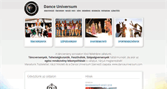 Desktop Screenshot of danceuniversum.com